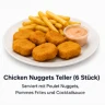 Chicken Nuggets Teller (6 Stück)
