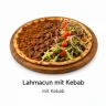 Lahmacun mit Kebab